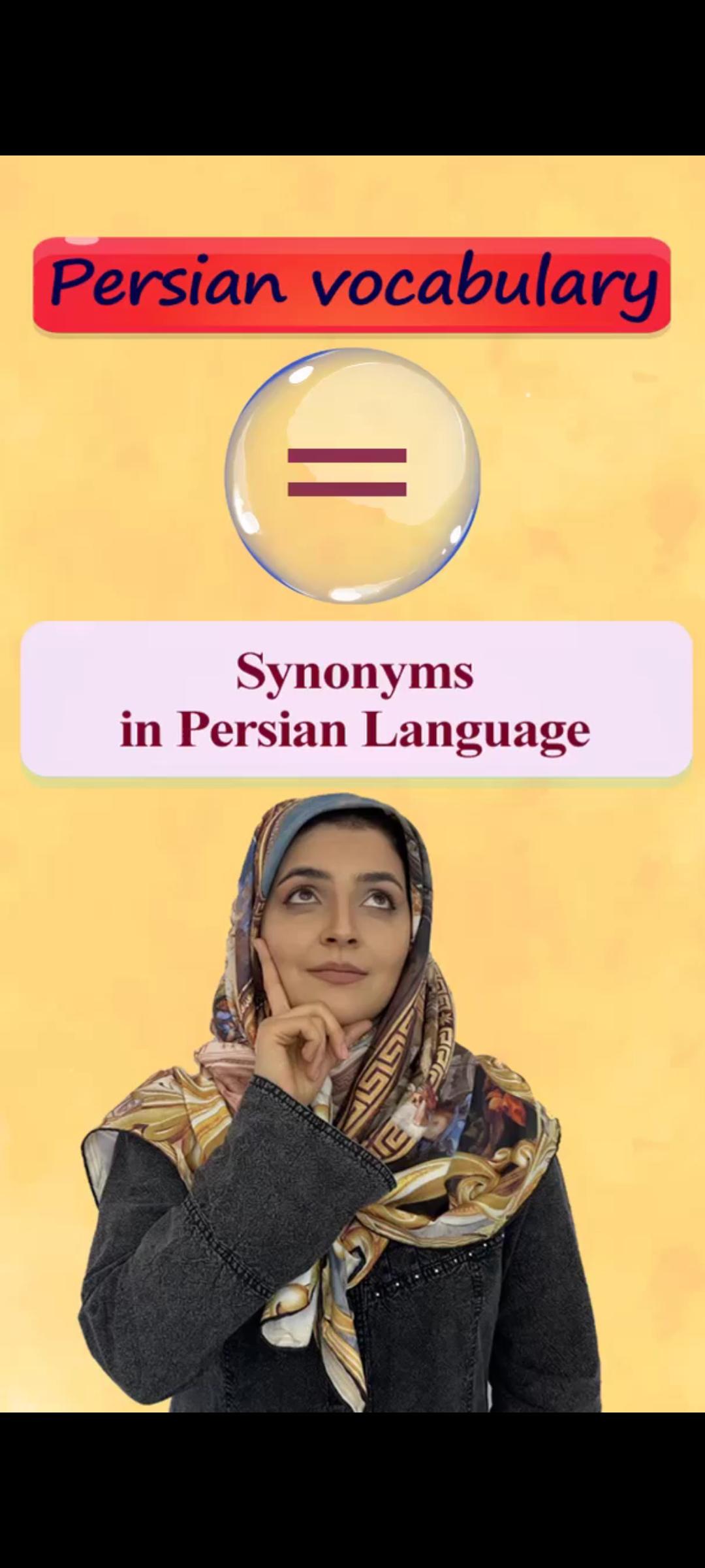 Lesson 69 Antonyms  informal Persian