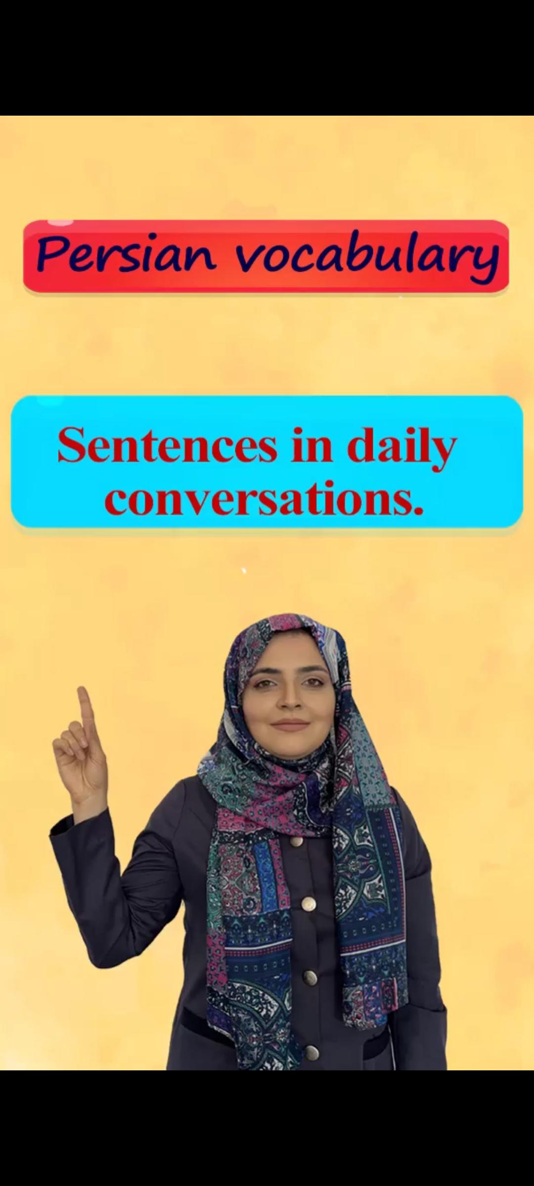 Lesson 81 Persian sentence